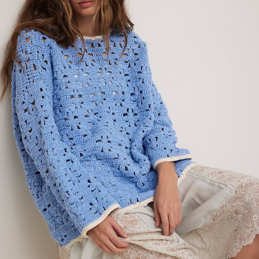 Free People Rue Crochet Tunic